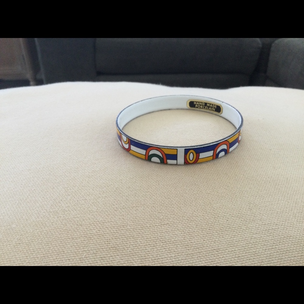 Porcelain Multicolor Bangle Bracelet